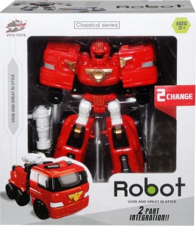 Transformer - Robot hasič - bílá - obrázek 1