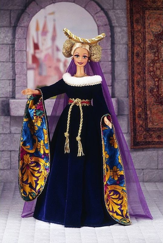 Mattel BARBIE Medieval Lady (Středověká dáma) - rok 1995 - obrázek 1
