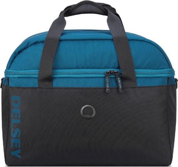 Delsey Egoa kabinová cestovní taška 45 cm Urban 322340102 - černá/modrá - obrázek 1