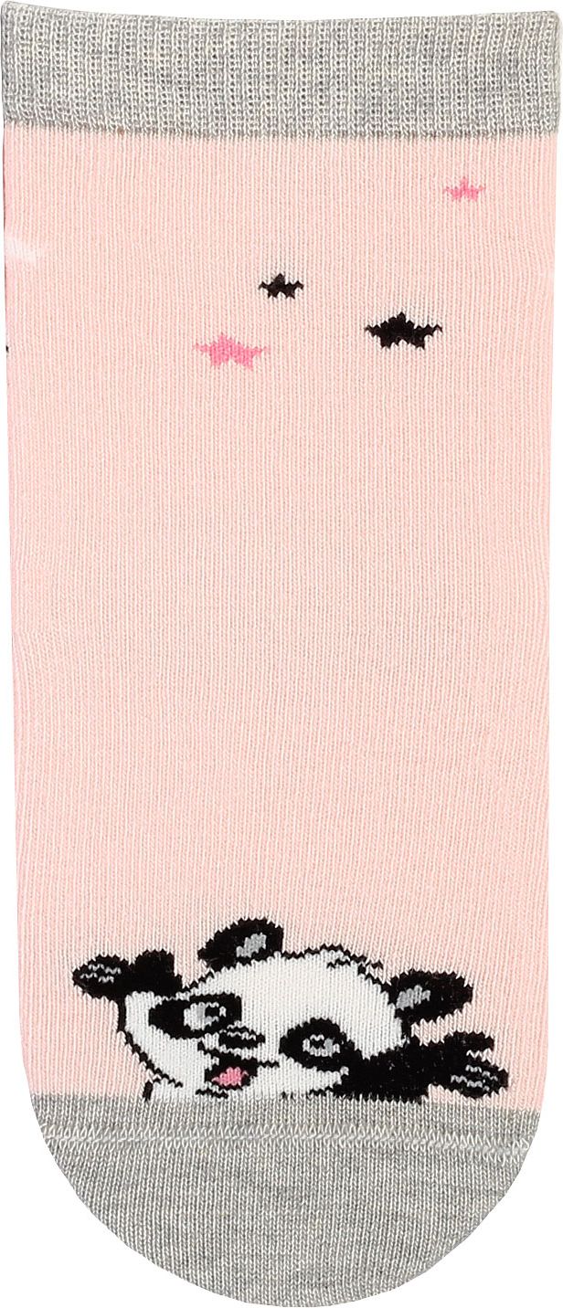 Dívčí ponožky se vzorem GATTA PANDA světle růžové Velikost: 21-23 - obrázek 1