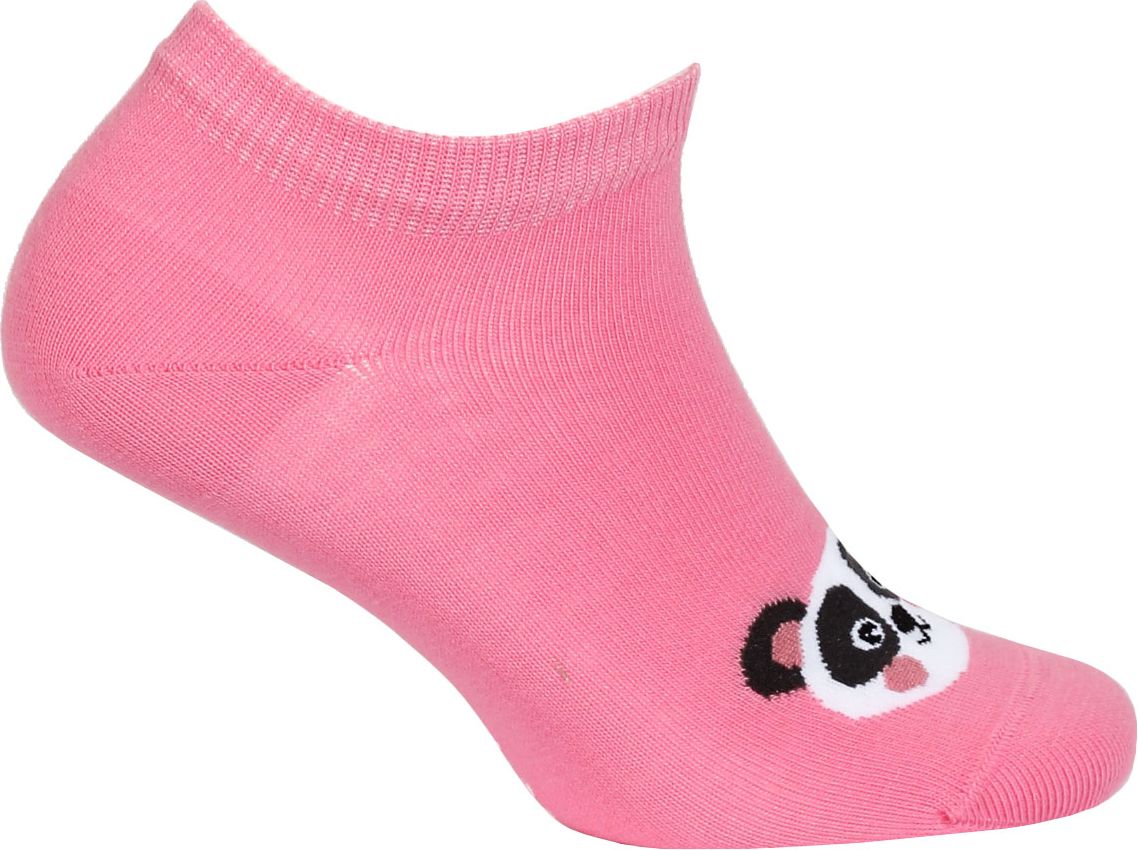 Dívčí kotníkové ponožky WOLA PANDA růžové Velikost: 27-29 - obrázek 1