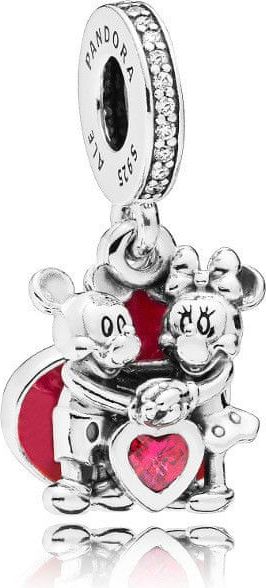 Pandora Romantický přívěsek Láska Mickeyho a Minnie 797769CZR stříbro 925/1000 - obrázek 1