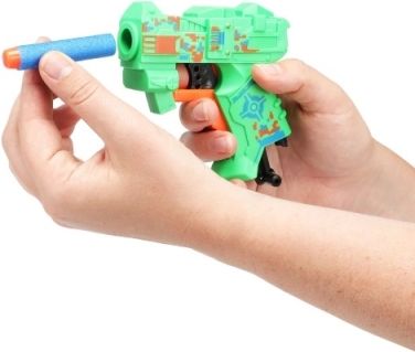 Pistole na pěnové náboje 11cm plast + náboje 2ks s broukem - obrázek 7