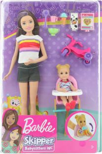 Barbie Chůvá herní set - zábavné krmení o/s GHV87 - obrázek 1