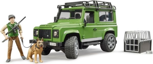Bruder 2587 Land Rover Defender, figurka myslivce a psa - obrázek 10