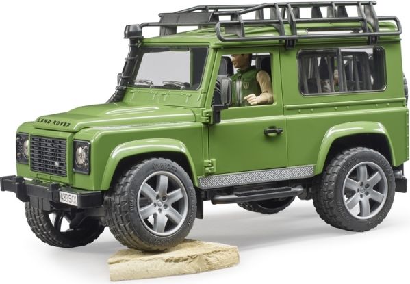 Bruder 2587 Land Rover Defender, figurka myslivce a psa - obrázek 14