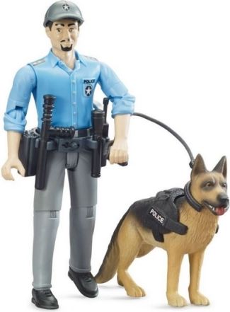 Bruder 62150 BWORLD Policista se psem - obrázek 1