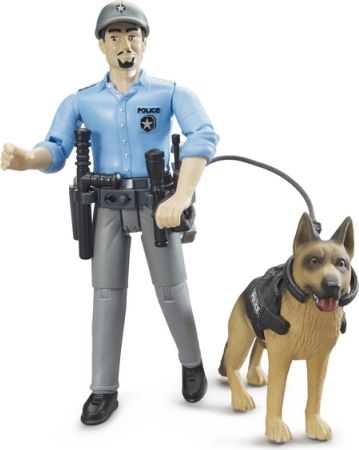 Bruder 62150 BWORLD Policista se psem - obrázek 6