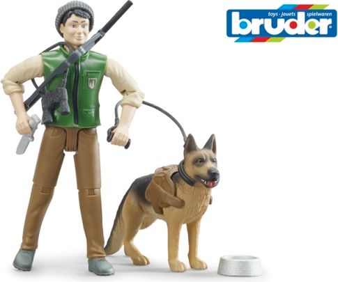 Bruder 62660 BWORLD Myslivec se psem - obrázek 1
