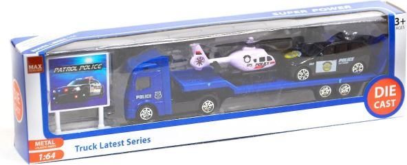 Kamion s vozidly - modrá - obrázek 1