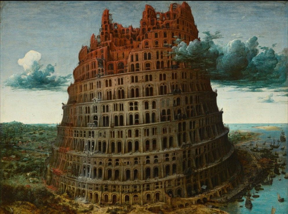 Grafika Puzzle 2000 dílků Brueghel : The Tower of Babel - obrázek 1