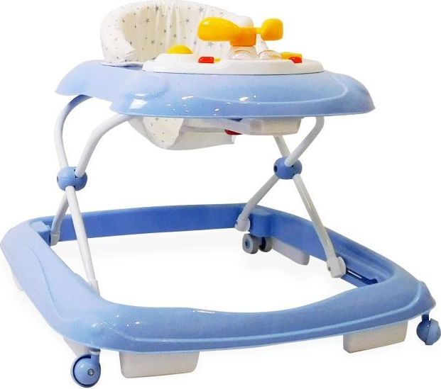 Chodítko Asalvo Baby Walker Light blue stars - obrázek 2