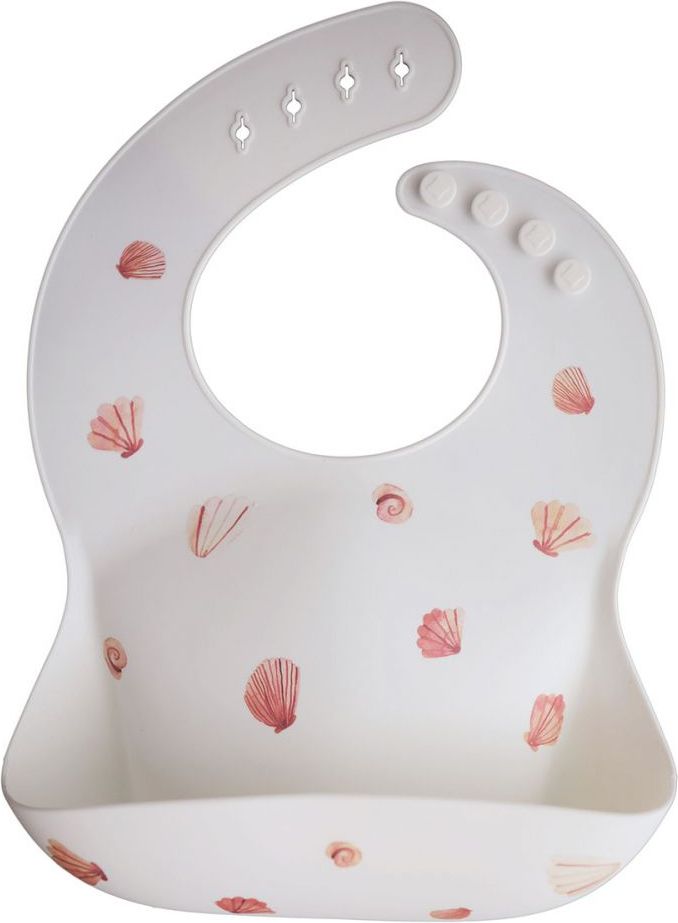 Silikónový podbradník Mushie Light Shell - obrázek 1