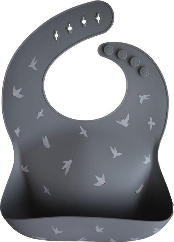 Silikónový podbradník Mushie Seagulls - obrázek 1