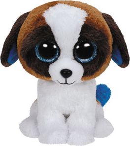 Beanie Boos DUKE 15 cm - hnědobílý pes - obrázek 1