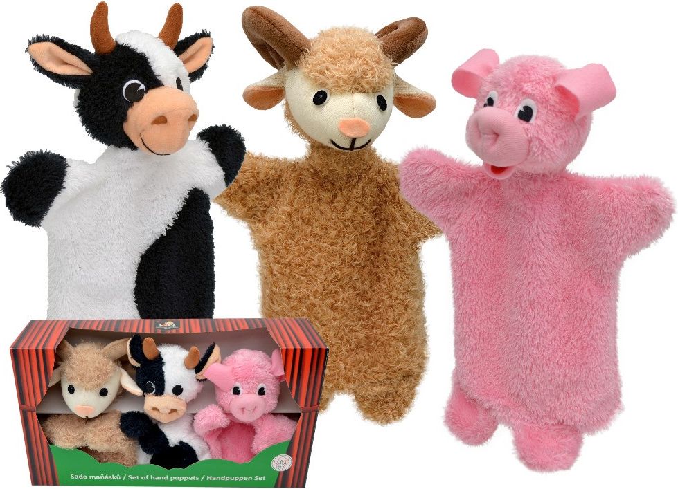 Krabička maňásků na ruku - Farma - obrázek 1
