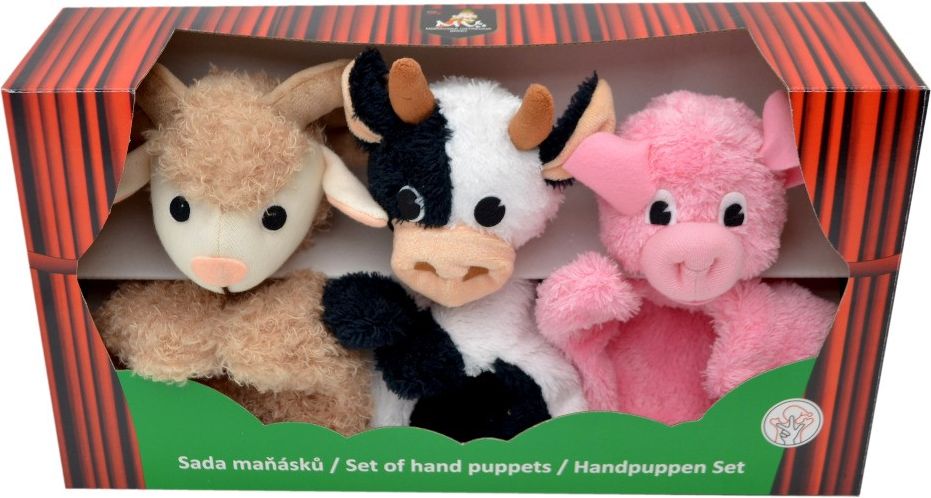 Krabička maňásků na ruku - Farma - obrázek 2