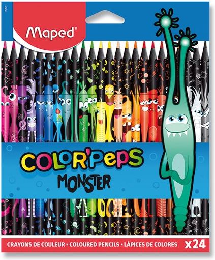 Maped Pastelky Color'Peps Monster 24 ks 9862 - obrázek 1