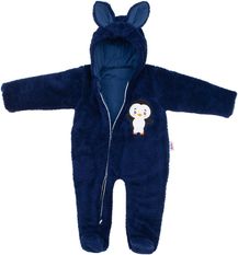 Overal/Kombinéza zimní - PENGUIN tmavě modrá - vel.62 - obrázek 2