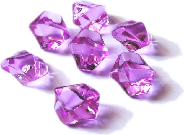Hrací kameny - krystaly - levandule - obrázek 1