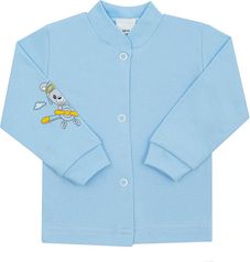 Souprava kojenecká 2-dílná bavlna - TEDDY PILOT modrá - vel.68 - obrázek 2