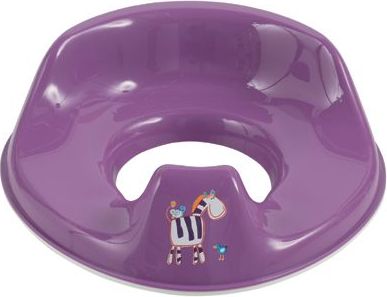 Tréninkové sedátko na toaletu Bébé-Jou Purple Ziggy zebra - obrázek 1