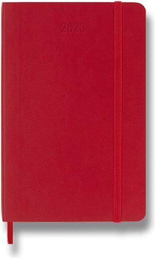 Moleskine Diář 2023 - měkké desky červený A6 - obrázek 1