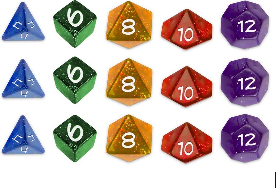 Greater Than Games Sentinel Comics: The Roleplaying Game Dice Set - obrázek 1