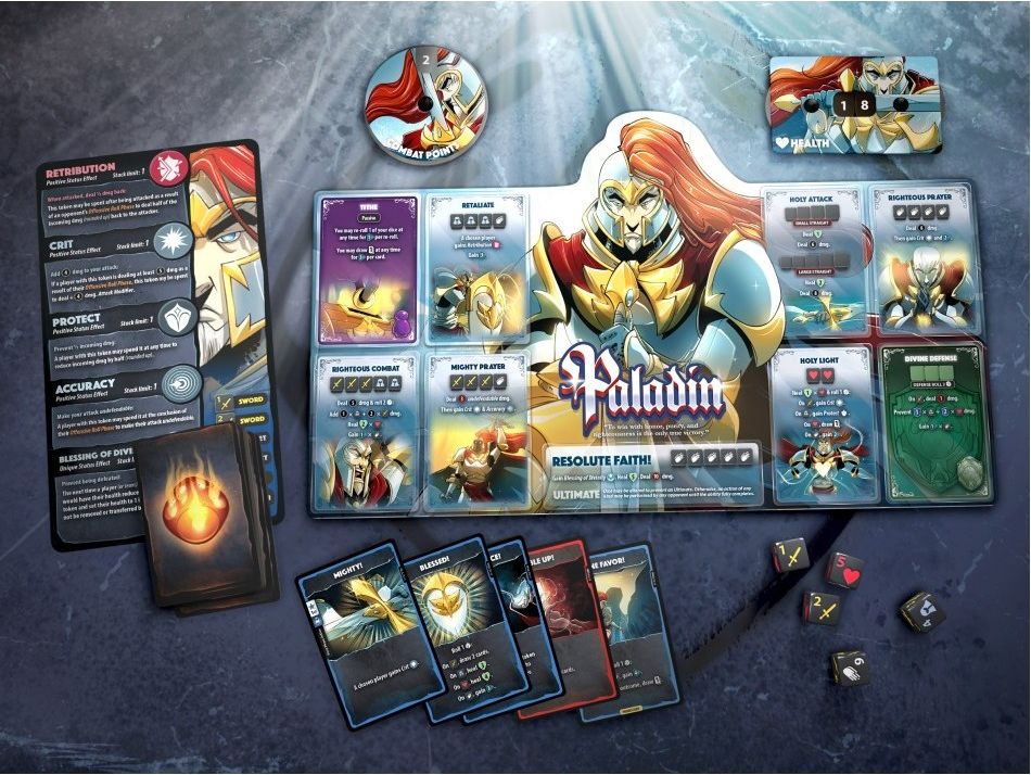 Roxley Games Dice Throne: Season One Rerolled - Monk vs. Paladin - obrázek 2