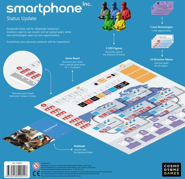 Cosmodrome Games Smartphone Inc. Status Update 1.1 Expansion - obrázek 2
