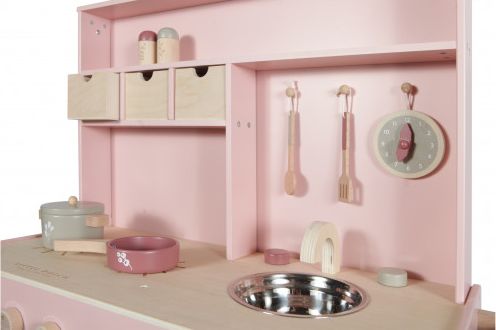 Tiamo Little Dutch dřevěná kuchyňka Pink - obrázek 2