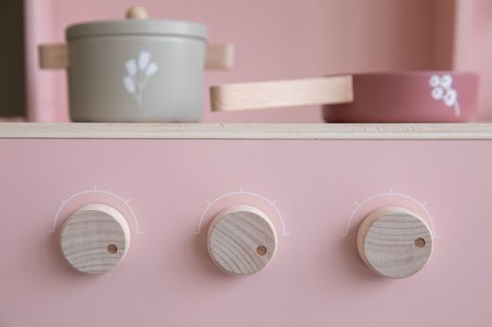 Tiamo Little Dutch dřevěná kuchyňka Pink - obrázek 3