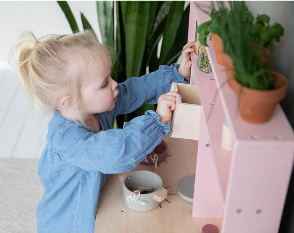 Tiamo Little Dutch dřevěná kuchyňka Pink - obrázek 6