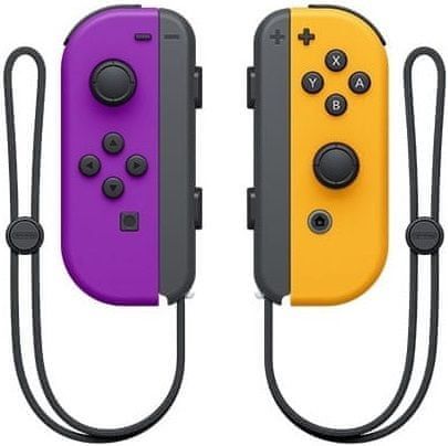 Nintendo Switch Joy-Con Pair, fialová/oranžová (NSP078) - obrázek 1