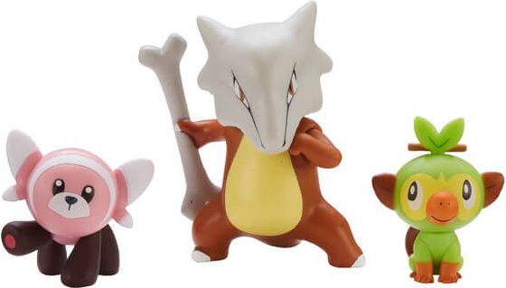 WCT Pokémon figurky Marowak, Grookey a Stufful - obrázek 1