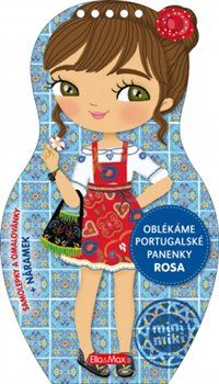 Oblékáme portugalské panenky Rosa – Omalovánky - Julie Camel - obrázek 1