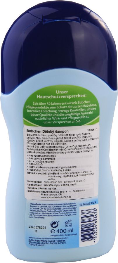 Bübchen dětský šampon 400ml - obrázek 2