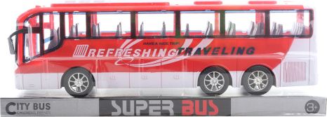 Autobus na setrvačník červený - obrázek 1
