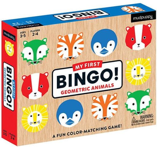 Mudpuppy Hra - Moje první bingo / Game - My First Bingo - obrázek 1