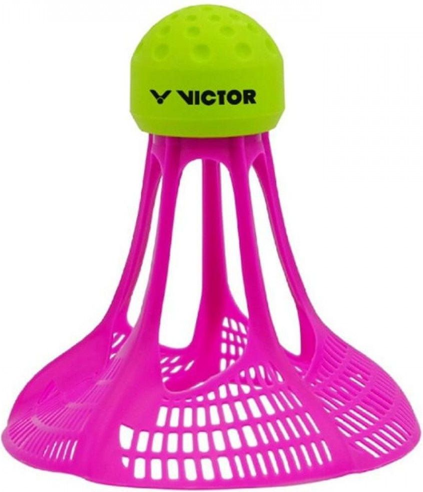 Victor Badmintonové míče Air Shuttle 3 ks, růžová - obrázek 1