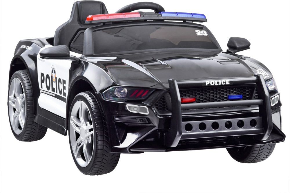 Mamido  Elektrické autíčko Policie USA černé - obrázek 1