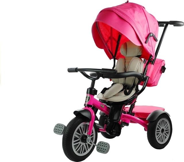 Mamido  Dětská tříkolka PRO800 růžová - obrázek 1