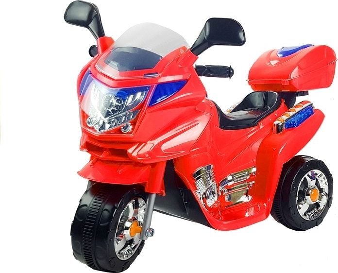 Mamido  Dětská elektrická motorka červená - obrázek 1