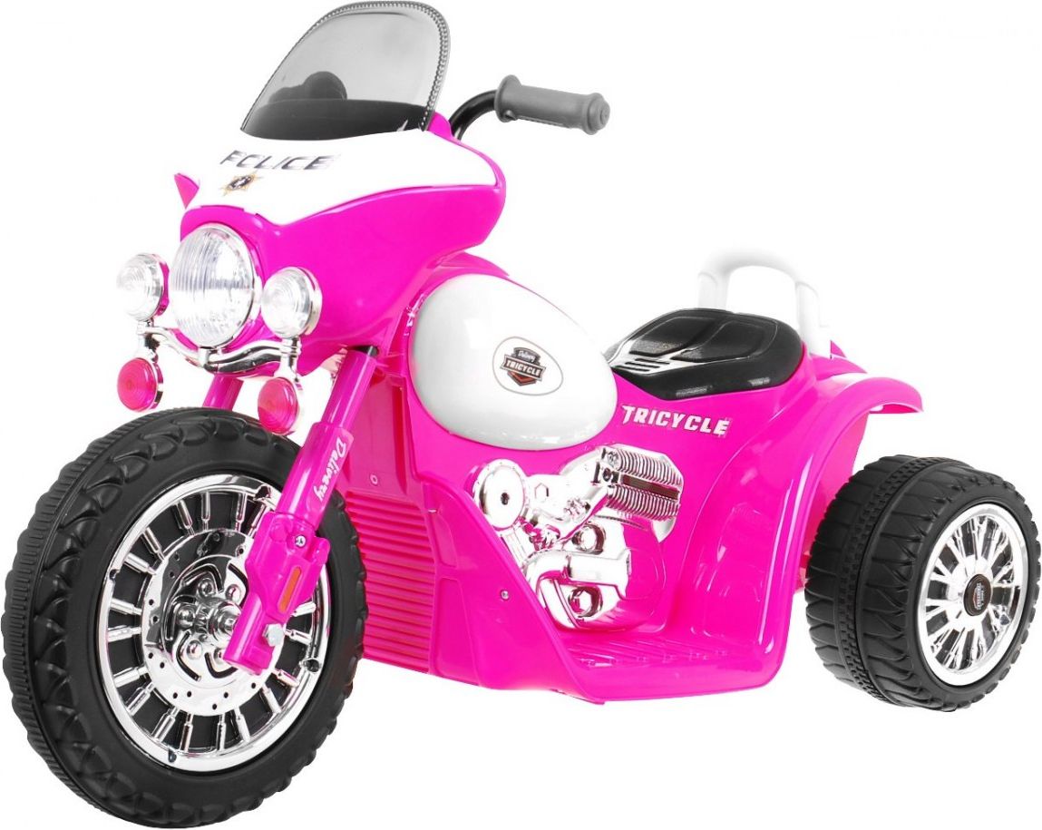 Mamido  Dětská elektrická motorka JT568 růžová - obrázek 1