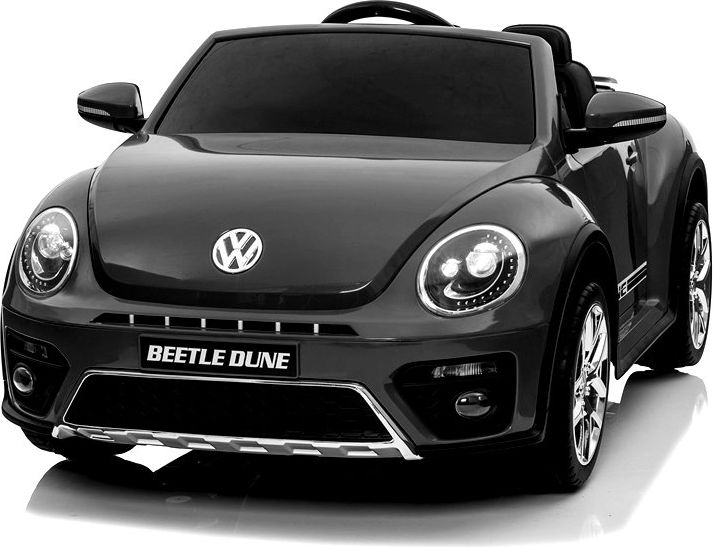 Mamido  Dětské elektrické auto Volkswagen Beetle Dune černé - obrázek 1