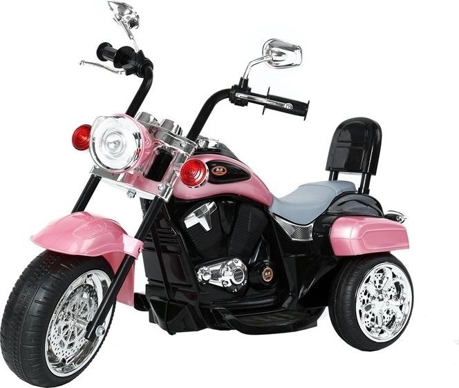 Mamido  Dětská elektrická motorka Chopper růžová - obrázek 1