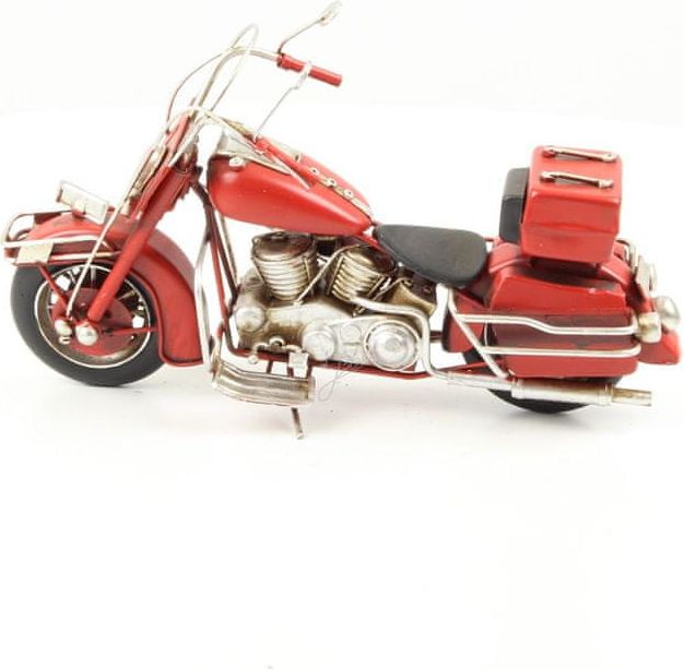 Kovový retro model malé motorky - obrázek 1