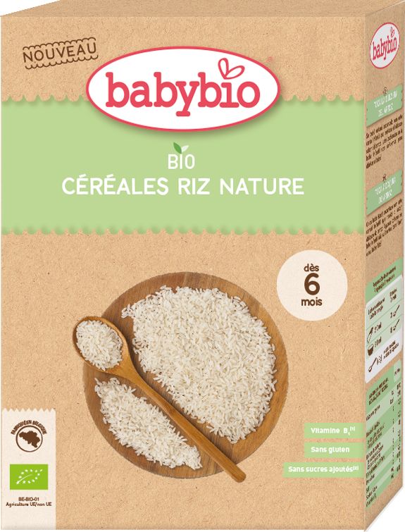 Nemléčná kaše rýžová 200 g Babybio Bio - obrázek 1