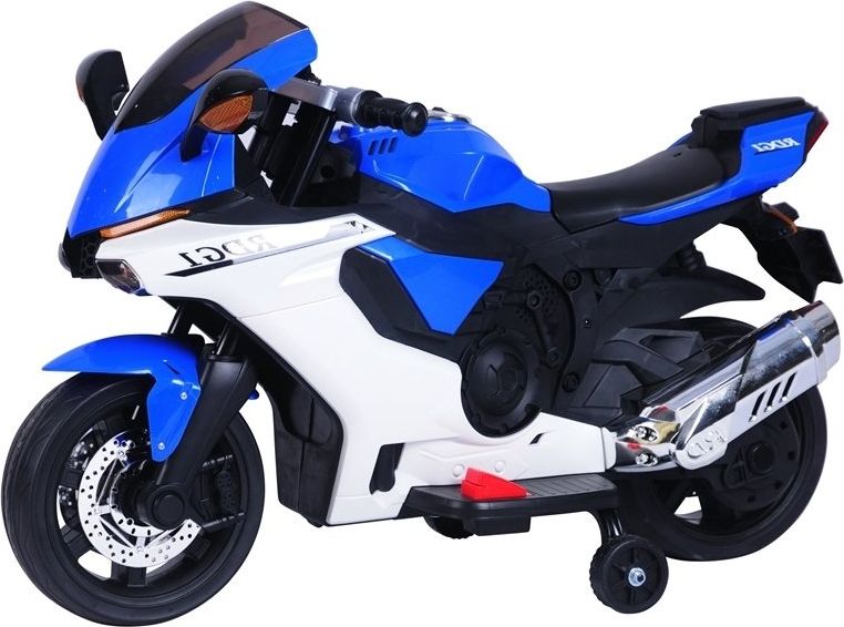 Mamido  Dětská elektrická motorka TR modrá - obrázek 1