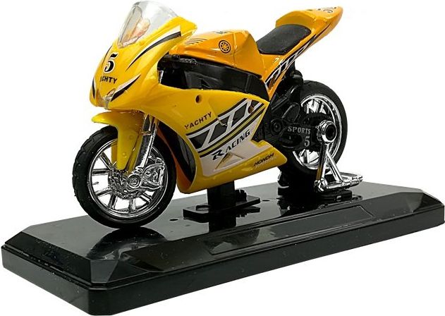 Mamido Motorka se zvukovými efekty 1:18 žlutá - obrázek 1